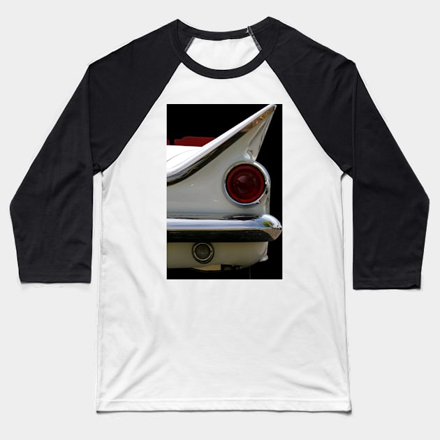 Rear Classic Car Baseball T-Shirt by Beate Gube